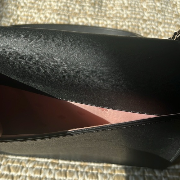 KATE SPADE BLACK LEATHER CONVERTIBLE BAG - Picture 12 of 13